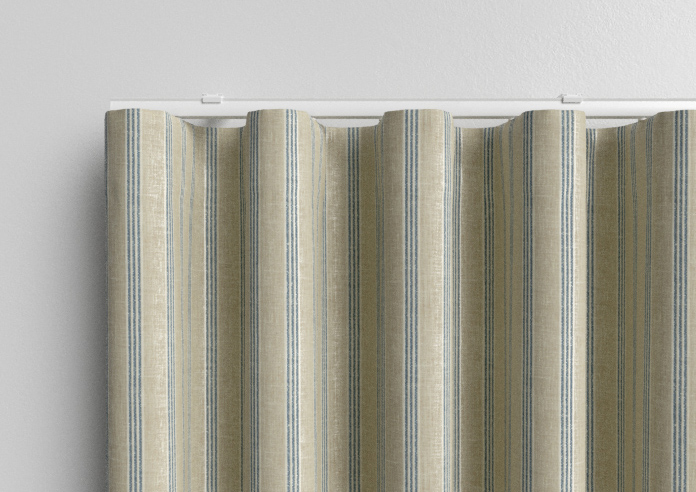 Emily Bond George Stripe, Indigo - Made to Measure Curtains - Image 13